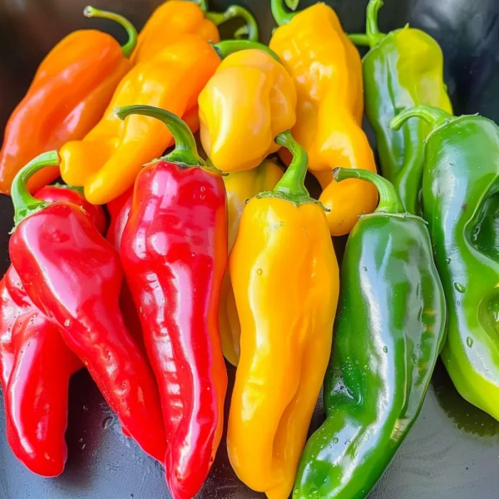 Paprika, kartiomaiset hedelmät – värisekoitus