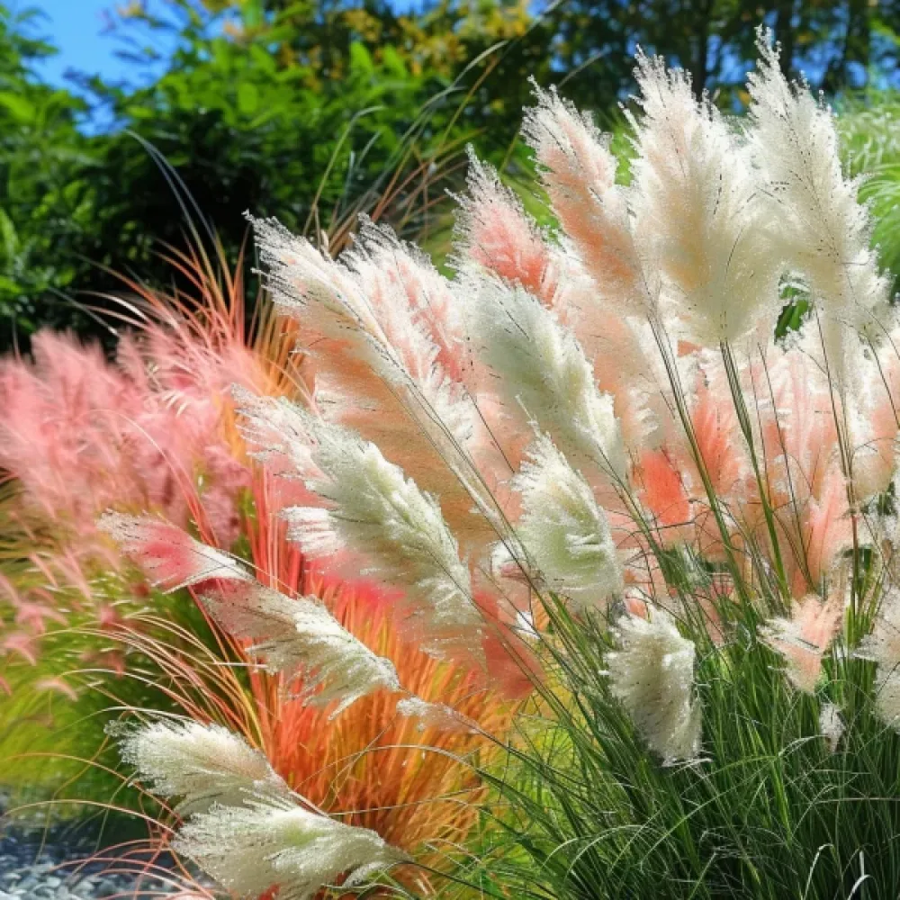 Pampaanruoho Cortaderia, sekoitus