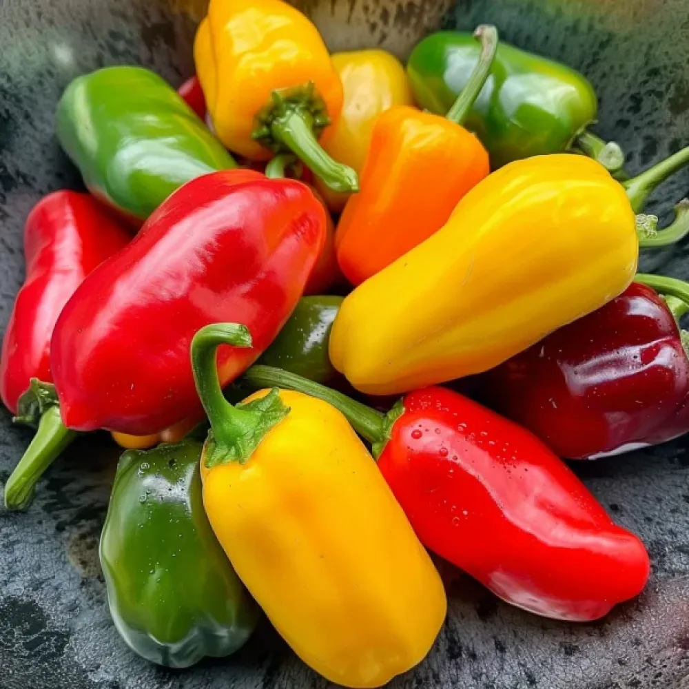 Paprika, kartiomaiset hedelmät – värisekoitus