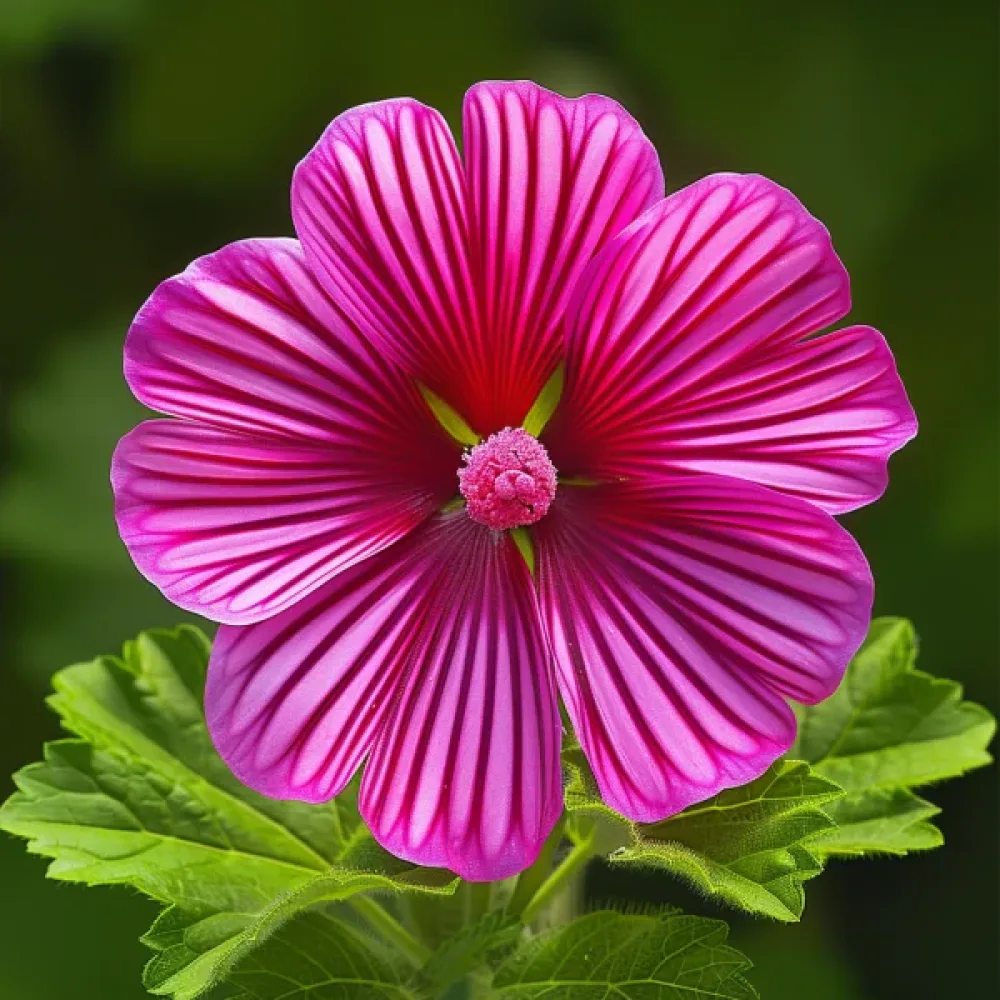 Malope trifida, violetti