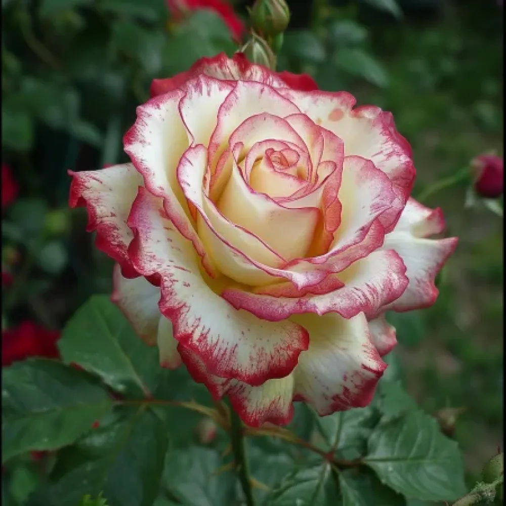 Ruusu 'Creamy Fiery Ray' – paljasjuurinen
