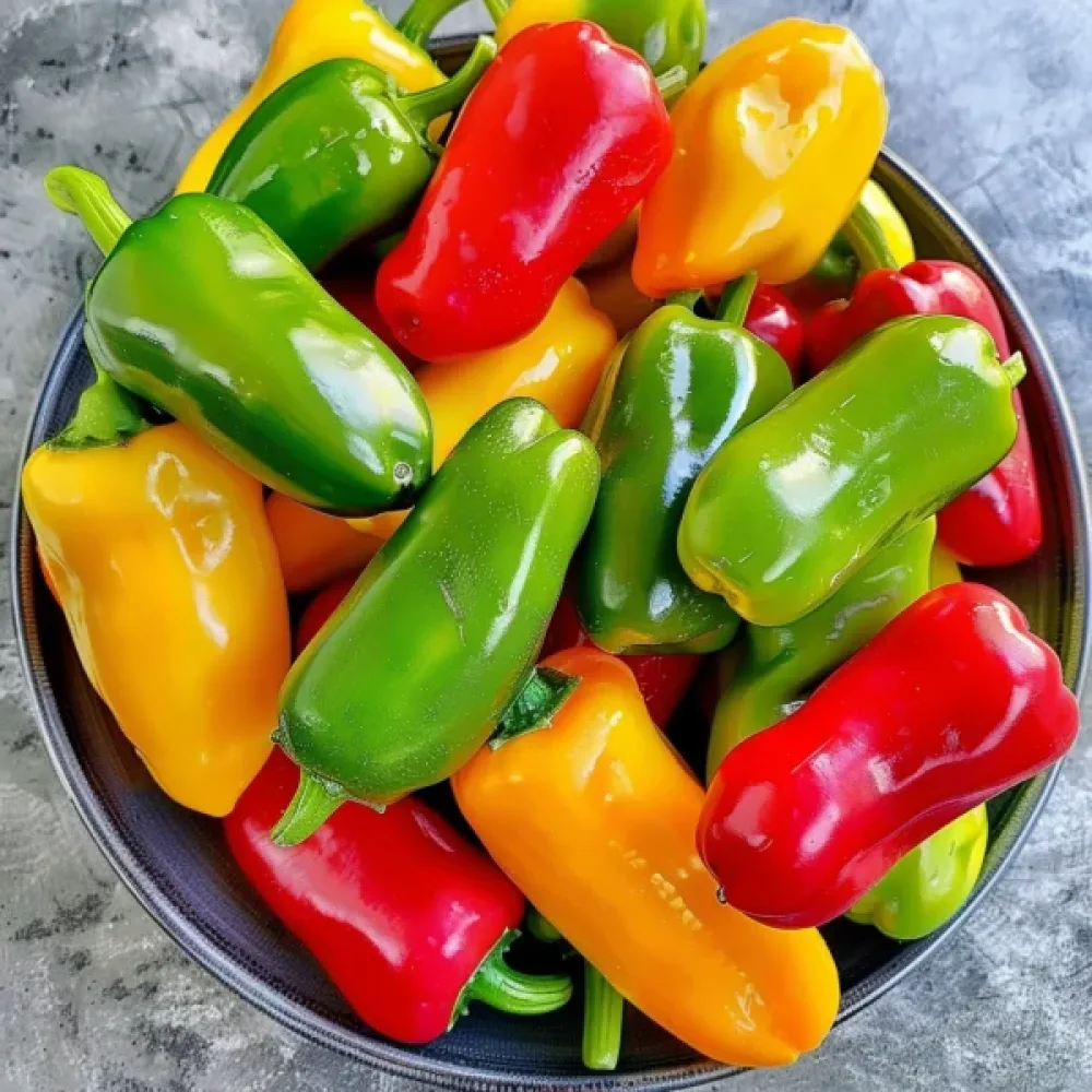 Paprika, kartiomaiset hedelmät – värisekoitus
