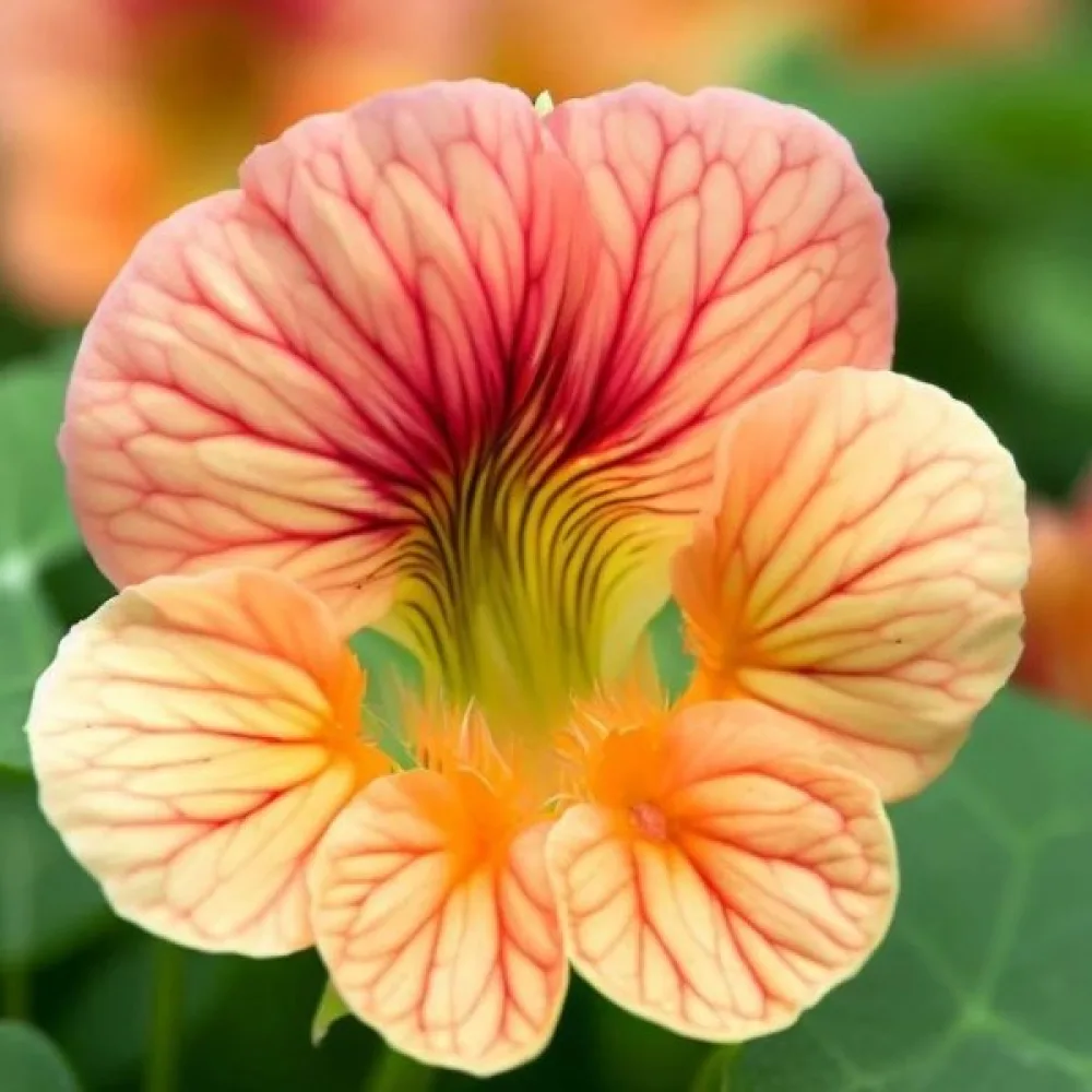 Köynnöskrassi 'Peach Melba'