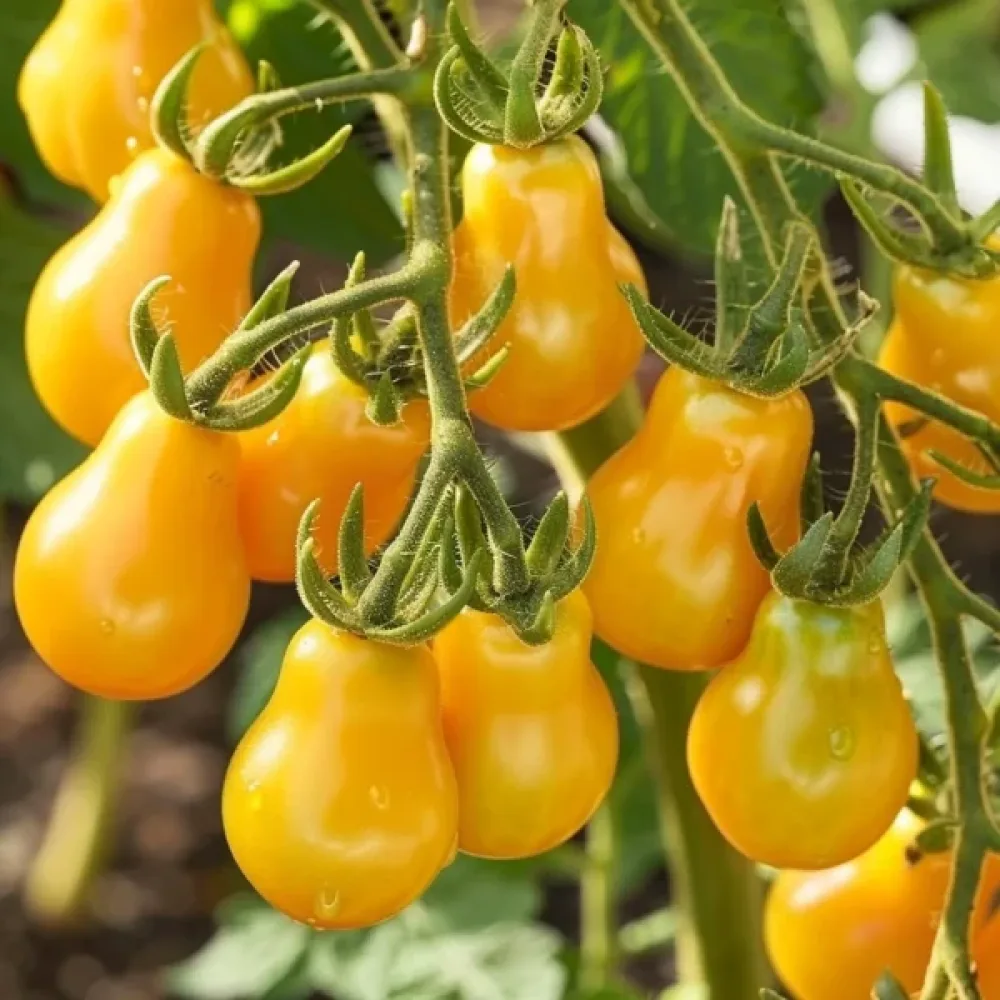 Kirsikkatomaatti 'Yellow Pearshaped'