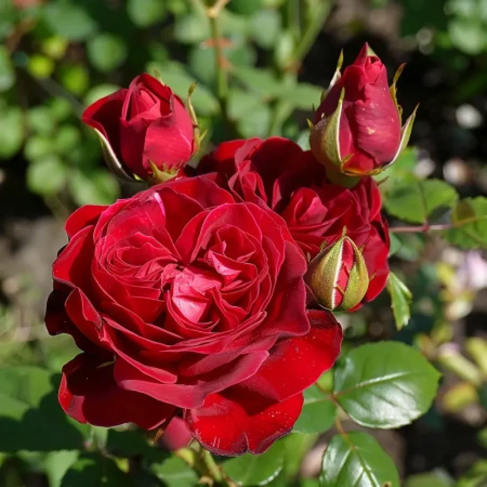Ruusu 'Dark Red Fairytale' – paljasjuurinen