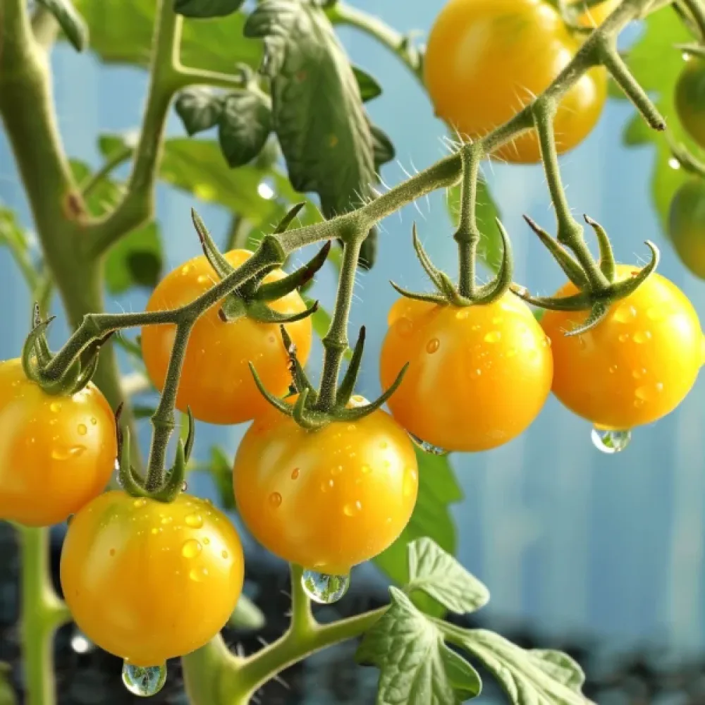 Kirsikkatomaatti 'Yellow Pearshaped'