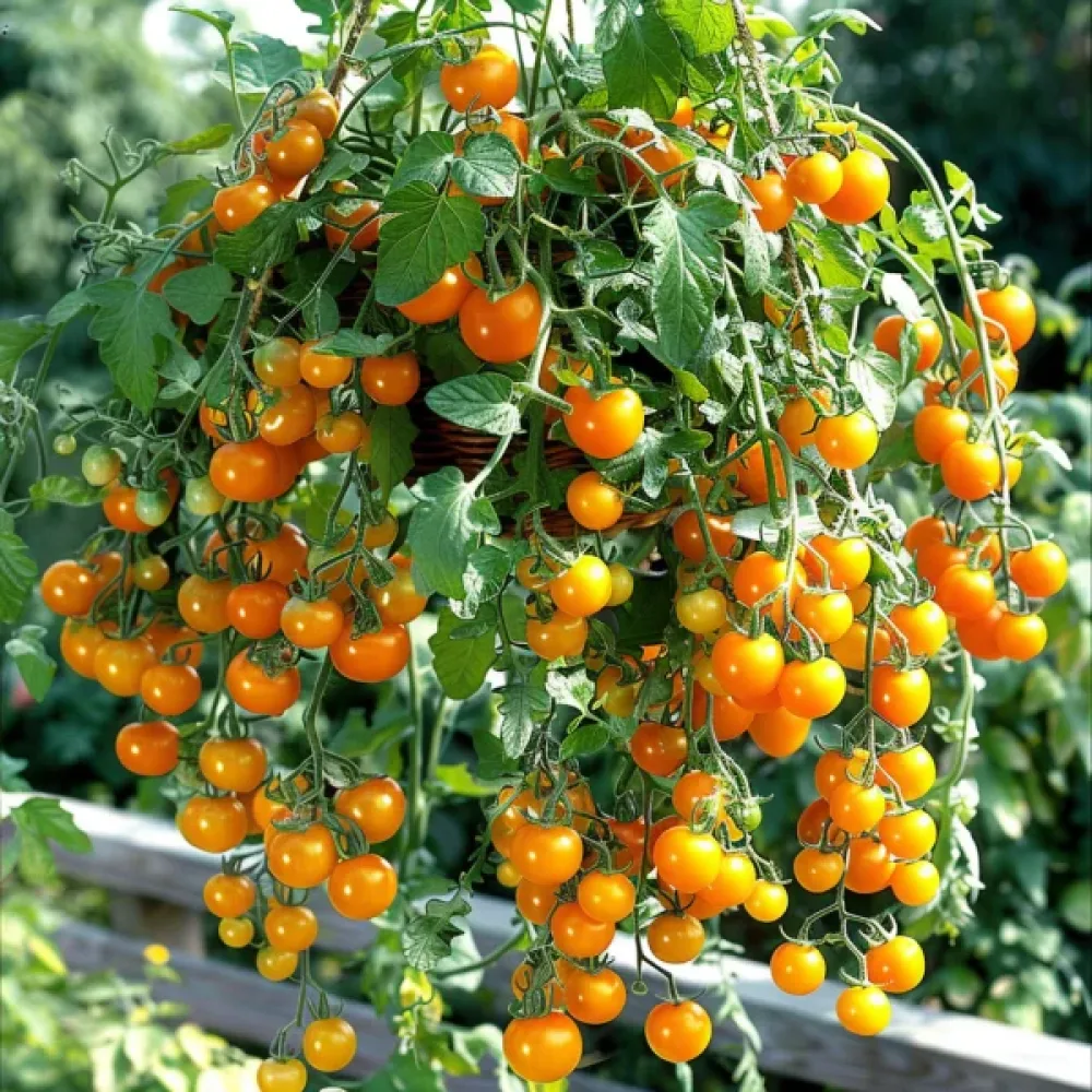 Tomaatti 'Tumbling Tom', keltainen
