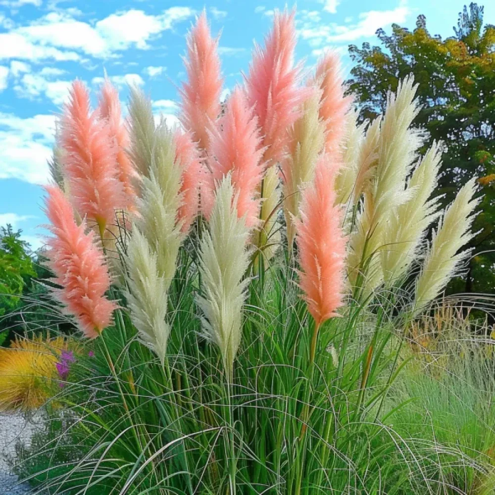 Pampaanruoho Cortaderia, sekoitus