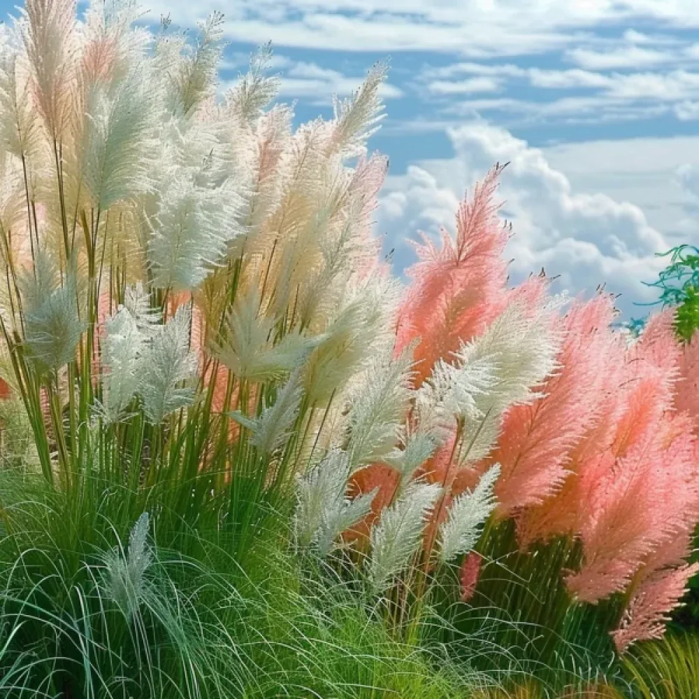 Pampaanruoho Cortaderia, sekoitus