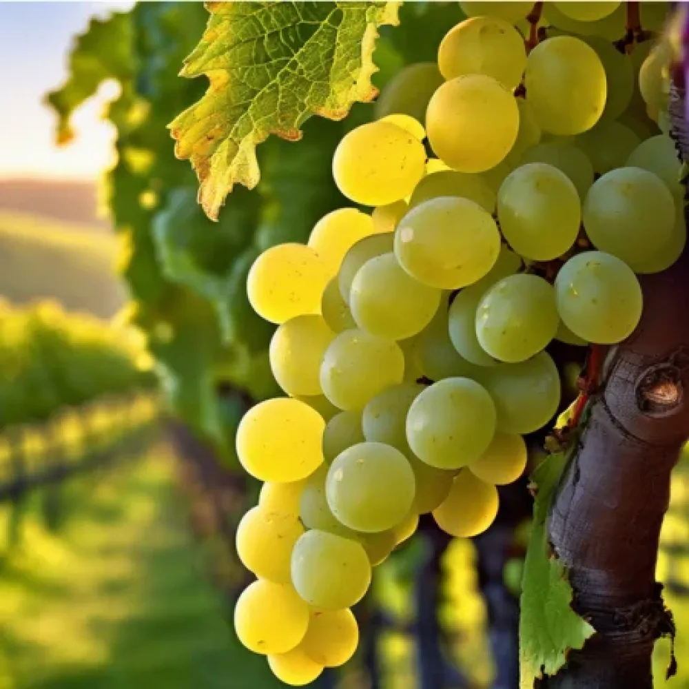 Viiniköynnös 'Chardonnay' – valkoinen viinirypäle, aikainen